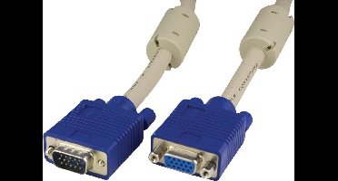 Deltaco - VGA (D-Sub) naar VGA (D-Sub) female - 15 m