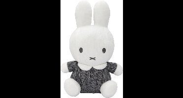 Nijntje Knuffel Gebreid Grijs/wit 25 Cm