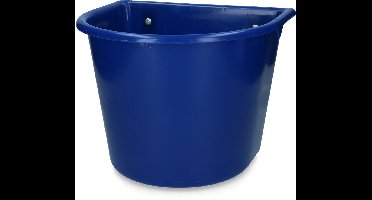 Vplast Voerbak 15 l met ophang Donkerblauw
