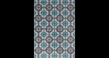 Pergamon Vloerkleed Designer Samba Moderne Tegellook