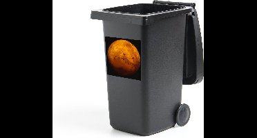 Container sticker De rode planeet Mars in een donkere hemel - 40x40 cm - Kliko sticker