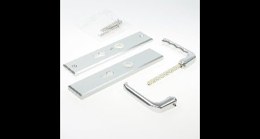 HOPPE Kruk/kruk schild, aluminium 113/2235/2234, PC 55, F1, DD=54mm (Prijs per paar)