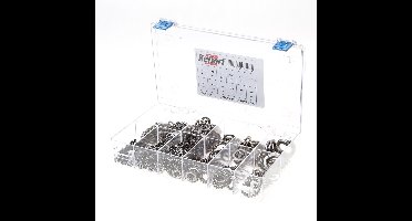 Kelfort Assortimentsdoos ring RVS A2 DIN127 + DIN 6798