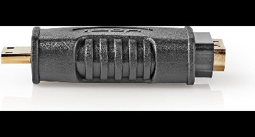 Nedis HDMI-Adapter - HDMI Mini-Connector - HDMI Output - Verguld - Recht - ABS - Zwart - 1 Stuks - Polybag