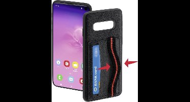Hama Cover "Red Sensation No. 4" voor Samsung Galaxy S10, zwart/rood
