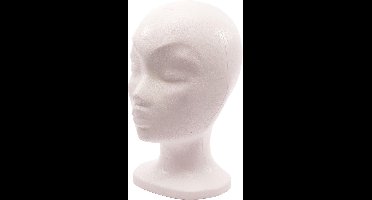 Vaessen Creative Piepschuim - Hoofd Vrouw - 28cm