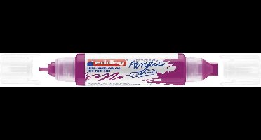 Acrylmarker edding e-5400 3d double liner bessenrd | 1 stuk