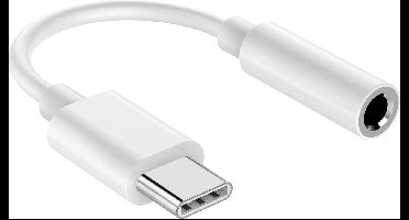 usb c aux - aux naar usb c - Wit - usb c jack - usb c naar jack - USB C Male naar 3.5mm Aux Jack - met roeping - muziek - phone calling - Geschikt voor Samsung Audio Jack voor S20 / S20 Plus / S20 Ultra / S21 / S21 Plus / S21 Ultra - Ntech