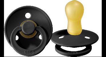 BiBs Fopspeen - Rond - 18+ Mnd - Black