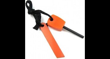 *** Vuurstarter - Vonken Maker - Magnesium Stick - Survival - Vuur Maken - Scouting - Oranje - de ultieme vonkenmaker en magnesium stick voor survival en vuur maken - van Heble® ***