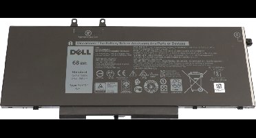 Dell RF7WM Batterij - 68Wh - (4 cellen) 7,6V