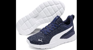 PUMA Anzarun Lite Jr Unisex Sneakers - Peacoat-Puma White - Maat 37.5