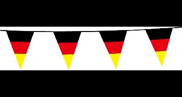 Wefiesta - Vlaggenlijn PE Duitsland - 10 meter - 20 x 30 cm - WK voetbal 2026 - WK voetbal versiering - Olympische spelen