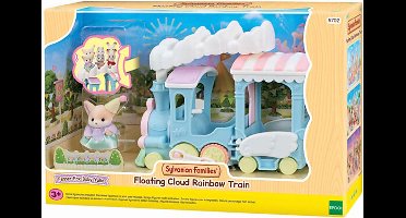 Sylvanian Families 5702 Wolken regenboogtrein- 1 fluweelzachte baby speelfiguur