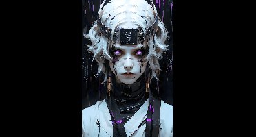 Demon Ogen Poster - Horror - Duivelse - Angstaanjagende - Fantasie - Mystieke - posters - formaat 60x90cm - Wanddecoratie - 2378MT