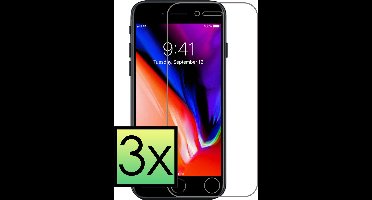 Screenprotector Geschikt voor iPhone 6s Screenprotector Tempered Glass Gehard Glas Beschermglas - 3x