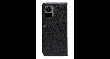 Mobilize Telefoonhoesje geschikt voor Motorola Edge 30 Ultra Hoesje | Mobilize Classic Gelly Wallet Bookcase Portemonnee | Pasjeshouder voor 2 Pasjes | Telefoonhoesje voor Pinpas / OV Kaart / Rijbewijs - Zwart