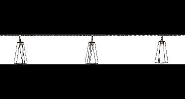 Star Trading LED-lichtketting op zonne-energie 'Eddy', warm wit, buiten, batterij, 180cm