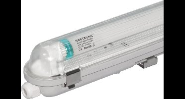 10x LED TL armatuur 120cm - T8 (G13) - 18 Watt 2520 lumen (140lm/W) - 3000K warm wit (830) - Koppelbaar - Flikkervrij - IP65 waterdicht