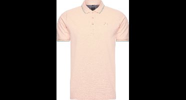 Mario Russo Polo shirt Edward - Polo Shirt Heren - Poloshirts heren - Katoen - Perzik Oranje