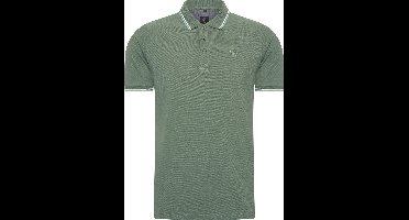 Mario Russo Polo shirt Edward - Polo Shirt Heren - Poloshirts heren - Katoen - Eend Groen