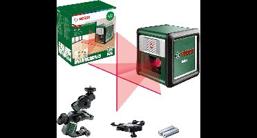Bosch Quigo III - Kruislijnlaser - Inclusief Universele Klem MM2 - Adapter plaat - Batterijen