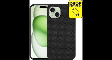 Just in Case hoesje geschikt voor iPhone 15 Plus Hoesje - Drop Protection - Armor Case - Zwart