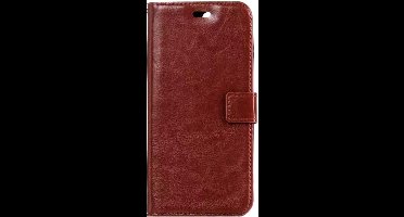LuxeBass Telefoon Wallet Bookcase voor iPhone 6 / iPhone 6S - Portemonnee telefoonhoesje voor Bankpassen - Kunstleer - Siliconen Houder - Magnetische sluiten - Bruin - telefoonhoes - gsm hoes - telefoonhoesjes - telefoonhoes - gsm hoes - gsm hoesjes