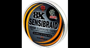 Sakura Sensibraid 8x Gevlochten Vislijn 135 M Rood 0.080 mm