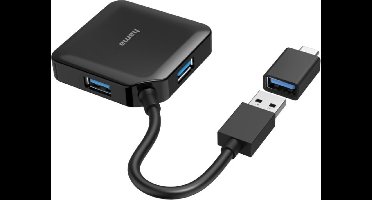 USB Hub Hama 00200116 Black