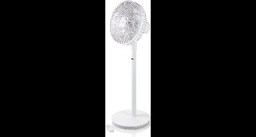 DOMO DO8149 2-in-1 Statiefventilator en Tafelventilator - 'Multi Blade' - Ø 35 cm - Aromafunctie - Timer - Wit