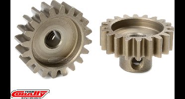 Team Corally - M1.0 Motortandwiel - Kort - Gehard staal - 20 Tanden - Motoras dia. 5mm