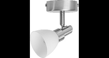 LEDVANCE LED Spotlight, 1-Flame Hoogwaardige aluminium schijnwerper, geschikt voor muur en plafond binnen, verwisselbare 2W G9 lampen inbegrepen, warm wit (2700K), LED-spot G9 1x2W