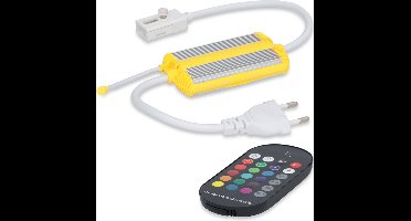 RGB LED Strip dimmer - Inclusief RF afstandsbediening - Geschikt voor RGB LED Strips Glow60 & Glow120 - Maximaal 1500 Watt