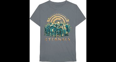 Marvel Eternals - Heroes Heren T-shirt - S - Grijs
