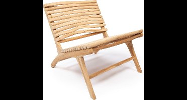 De Islander eenzitsbank - Naturel - Handgemaakt