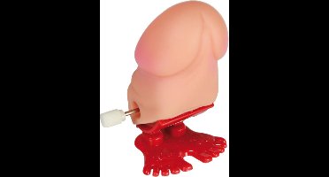 OOTB Jumping Wind Up Plastic Penis - Grappig speelgoed - 24 stuks