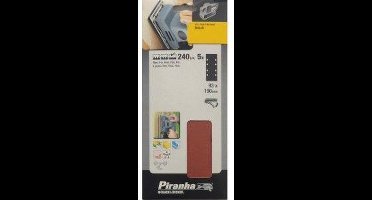 Piranha Schuurstroken 187 x 93 mm zelfhechtend, 240K 5 stuks X31592