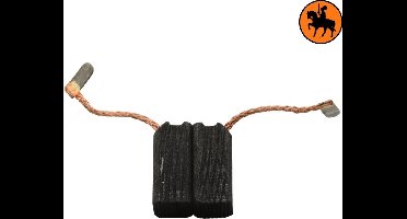 Koolborstelset voor Flex Schuurmachine XC1506VR - 6,3x7x15,5mm - Vervangt K33