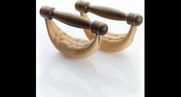 NOHrD korte halter Swing Notenhout | Noten halters 4 kg