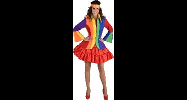 Magic Design Verkleedjas Regenboog Dames Polyester Maat Xs