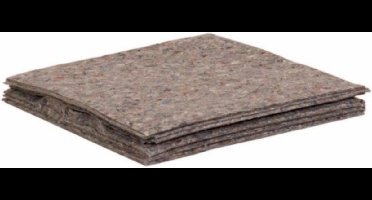 Topgear Poetsdoek - Niet geweven - Gerecycled katoen - 40x40 cm - Grijs - 10 stuks