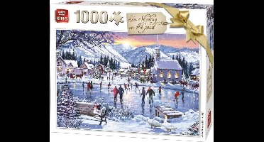 King Schaatsen Puzzel- 1000 stukjes