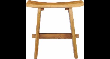 vidaXL - Kruk - massief - teakhout