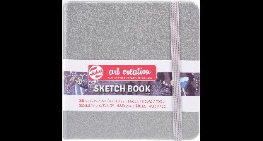 Talens Art Creation Schetsboek Zilver - 80 vellen - 12x12cm