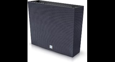 Prosperplast Rato Case Tower - Hoog Bloempot met inzet - Antraciet kleur