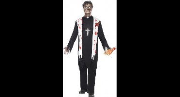 Halloween Zombie priester kostuum voor heren 48-50 (m)