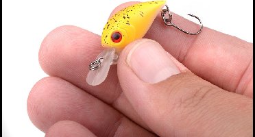 Trout Master UV Wobbla (Slow Sinking) Haak 8 - 37mm - 2.1gr - Kleur : Redhead