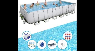 Bestway - Zwembad Power Steel - Zwembad Bundel - 732x366x132 cm