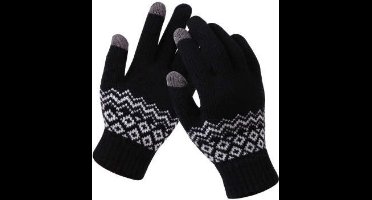 Handschoenen - Winter - Gloves - Touchscreen - Zwart - Unisex - Knit